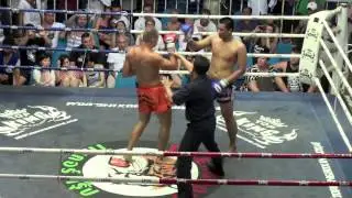 Thorsten Sickesz-Koper (Tiger Muay Thai) vs Chaiyo Thalangyangyun @ Bangla Boxing Stadium 8/5/2013