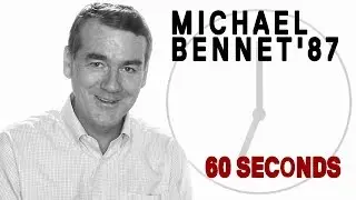 60 Seconds With Michael Bennet '87