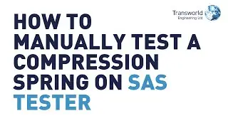 How to manually test a compression spring on a CT-2000