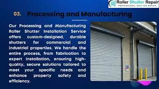 Roller Shutter Installation Service