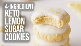 4-Ingredient Keto Lemon Sugar Cookies Recipe