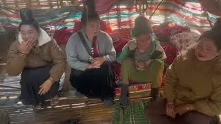 VISITING OLD FRIENDS FROM THE OLD DAYS IN BAN XE, NAM TY COMMUNE