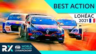 Best Rallycross Action - World RX of Loh&eacute;ac 2021 with Crashes, Battles, Jumps and Passes.