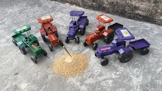 Mini tractor 🚜  mein Aaj anaj Ki loading trolley main Barra anaj