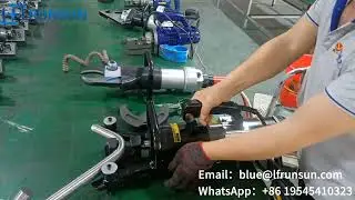 HRB32  Handheld Rebar Bender. #rebarbender #rebarbending #steelbarbender