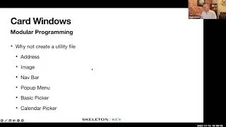 November, 2022   FileMaker STL Meetup: "Modular Programming with Card Windows
