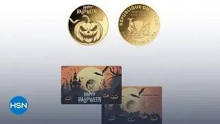 Happy Halloween LE 1/1000 oz. 99.9% Gold Coin - Republic of Chad | HSN