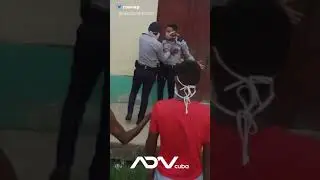 Matanzas, calle L&iacute;nea, el pueblo se revela contra violencia policial