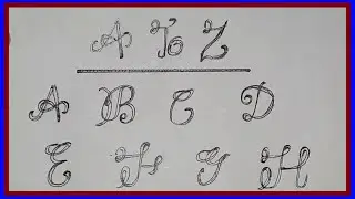 ABCD in Cursive Writing | How to Learn English Writing |Handwriting Practice in English Step by Step