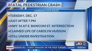 78-year-old West Monroe woman dies in fatal crash on LA Highway 34