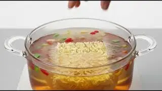 [asmr]유리 라면 만들기 Making glass ramen(feat.cat)