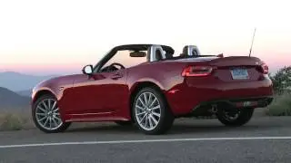 2017 Fiat 124 Spider Lusso Running Footage
