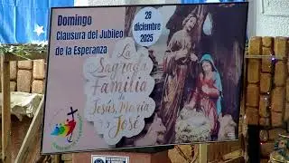 Domingo 28 de diciembre 2025. La Sagrada Familia de Jesús, María y José. Eucaristía 10:00 am