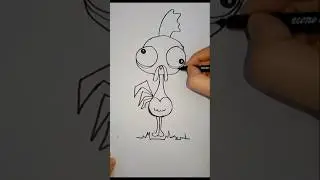 cock beautiful drawing #pencildrawing #shorts #hen #cock #anime #reels #drawing #art #shorts