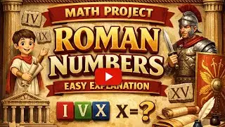 Math project ✖️➕| Roman number ➗➖