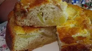 Очень сочный яблочный пирог