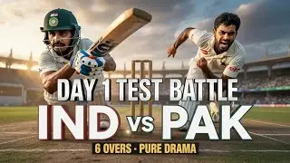 The Day India & Pakistan Played The Greatest Test Match Ever #INDvsPAK #6Overs #PureDrama