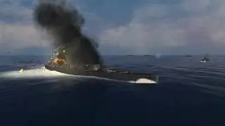 Sinking A Battleship On Realistic Difficulty (100% Realism) GWX