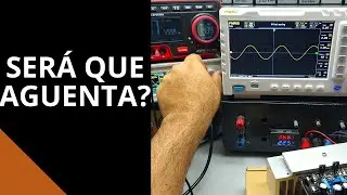 Quantos Watts pode atingir um AMP equipado com TIP35 e TIP36 Original? Testes em Bancada !!!