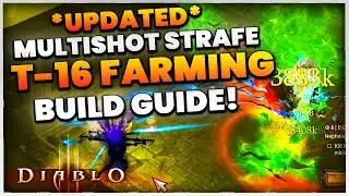 Diablo 3 *UPDATED* Demon Hunter Best T16 Farming Build Guide Season 27! (Multishot Strafe)
