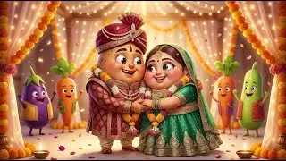 Aalu Ki Barat | Kids Hindi | Hindi Cartoon Video | आलू की बारात | Popular Kids Rhyme | Kido Pie