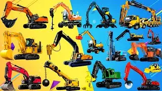 TOP Excavators Synthesis | Excavator Auger, Demolition, Hammer, Digger, Grapple, Ripper