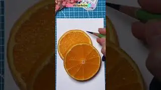 How to draw orange Fruit #drawing #draw #painting I Chill how to draw