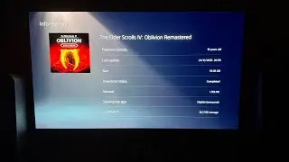 Oblivion Remastered PS5 Physical Disc Final Moments