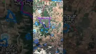 Whole Telangana water Bodies Lake buffer FTL Vagu Nala Data Share to Family and friends #lake #ftl