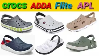 5 BEST CROCS/CLOGS/SLIDERS FOR MEN |🔥 Amazon Footwear Haul Review || #relaxo #ADDA #APL #crocs ||