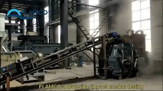 Reversible impact crusher for making sand|FLAMCO CRUSHER