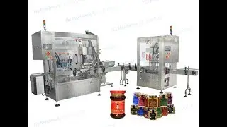 High Performance automatic piston filling and vacuum capping machine for syrup hot filler