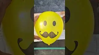 Water Balloon from Rooftop Amazing  😱💥 Yellow vs Red Mustache Baloon #asmr #shortvideo #shortsfeed