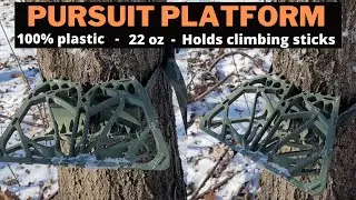 Saddle Hunting Platform - Pursuit Platform // Lightweight Noise Reducing Tree Saddle Platform
