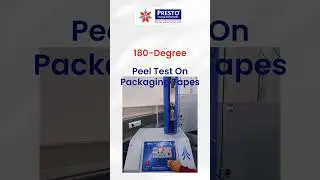 180 degree peel test on packaging Tapes || presto Group