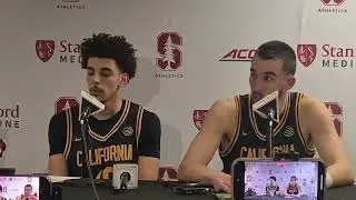 Bear Insider Video: Cal G Justin Pippen & F John Camden Stanford Postgame 