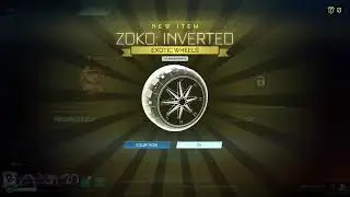 Rocket league: Titanium White zoko inverted wheels!!! Tournament crates. For #pickapixel