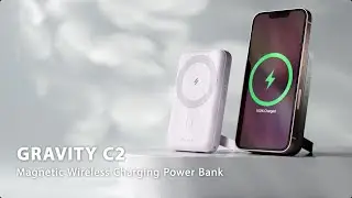 GRAVITY C2  Magnetic Wireless Charging Power Bank｜Reveal｜ ADAM elements