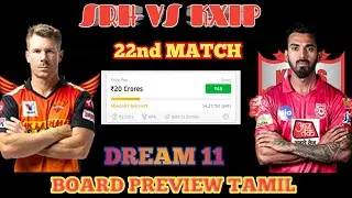 SRH vs KXIP Board preview | Dream11 Fantasy Cricket Tips: Playing XI, Pitch Report & Injury Update