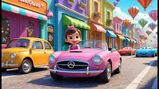 Buttons Song (Learn Shapes) &ndash; Robot Car Carnival Ride | Fun Kids Nursery Rhyme | Sing Along and