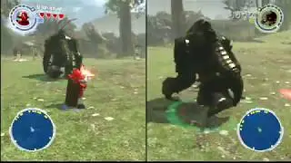 Sidon Ithano vs. Rancor on Takodana in Lego Star Wars: The Force Awakens