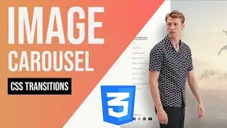 Modern image carousel - CSS animations, Flexbox, Javascript