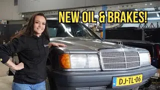 First time wrenching on a Mercedes 190E!