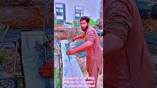 Advanced Steel Ring Making for Columns | Professional Method#construction #shortvideo #ytshorts #yt
