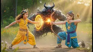 देखिये कान्हा और बलराम मिलकर कैसे एक राक्षश का अंत करते है | #यशोमतीमैय्याकेनंदलाला