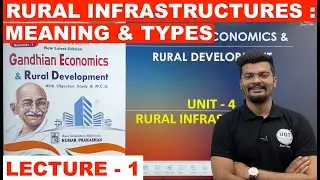 Meaning & Types of Rural Infrastructure | Gandhian Economics | Gujarat University | Lecture 1 | UGT
