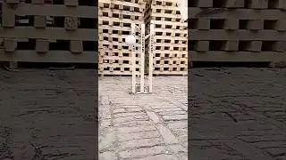 New Idea Making cricket Spring Back Stump with Chouhan Sports and Bail | #cricket #shorts #wickets