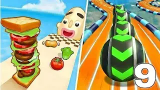 Roin Ball 2026 | Sandwich Runner - All Level Gameplay Android,iOS - BIG NEW APK UPDATE 2026