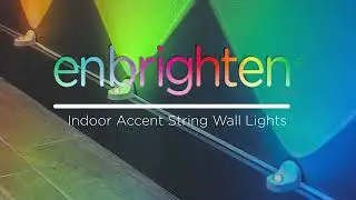 84313: Enbrighten Indoor Accent String Wall Lights - Installation