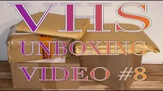 VHS UNBOXING VIDEO #8 - Genre Mix + Mystery Unboxing